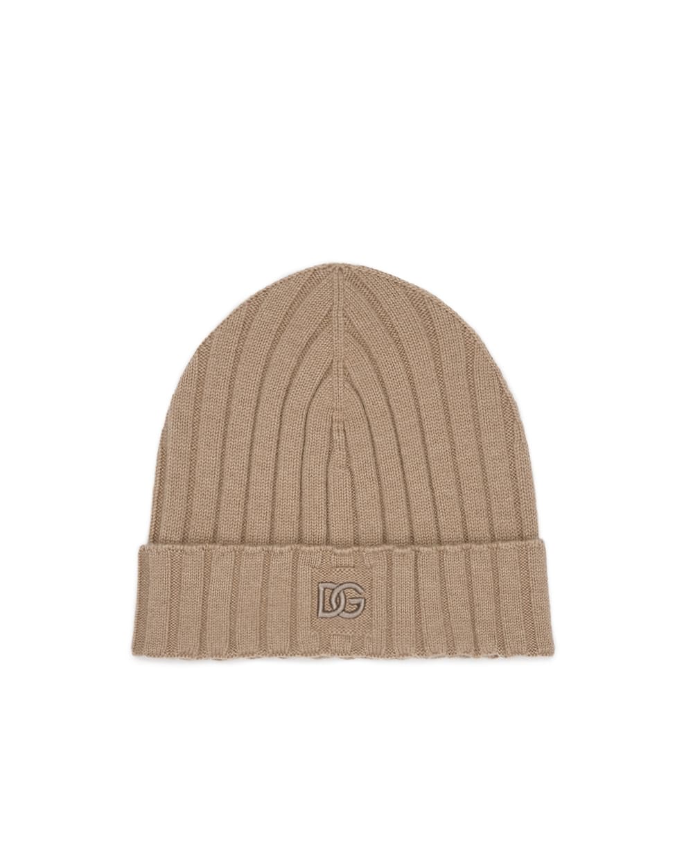 Шапка из кашемира Dolce&Gabbana FXQ10Z-JBW0S, бежевый цвет • Купить в интернет-магазине Kameron