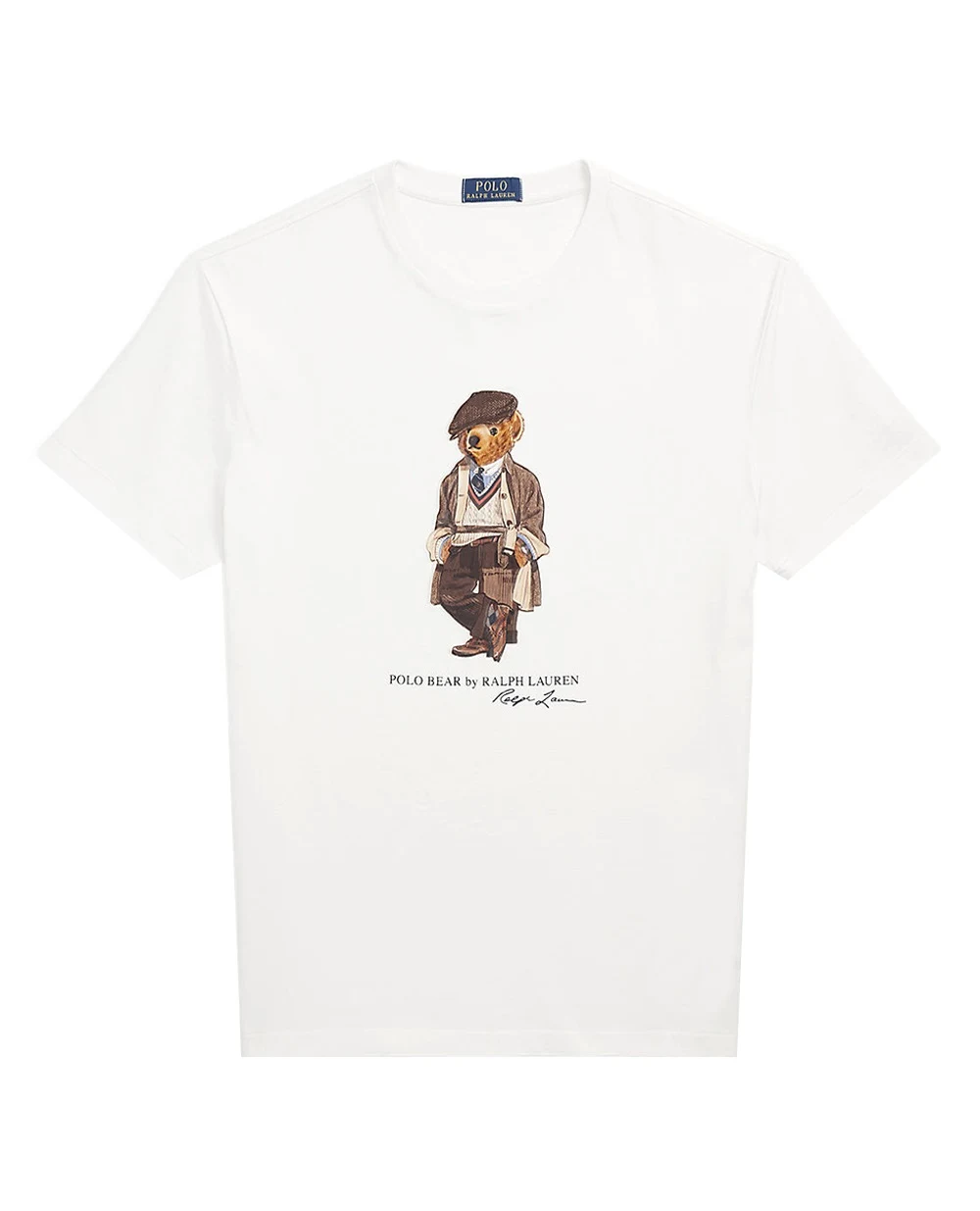 Футболка Polo Bear Polo Ralph Lauren 710P00085001, белый цвет • Купить в интернет-магазине Kameron