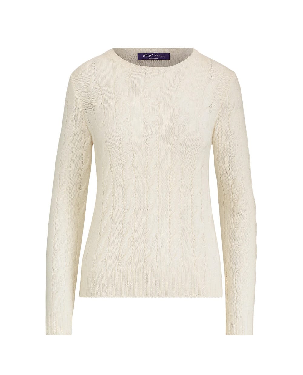 Кашемировый пуловер Ralph Lauren Collection 290963054004, кремовый цвет • Купить в интернет-магазине Kameron