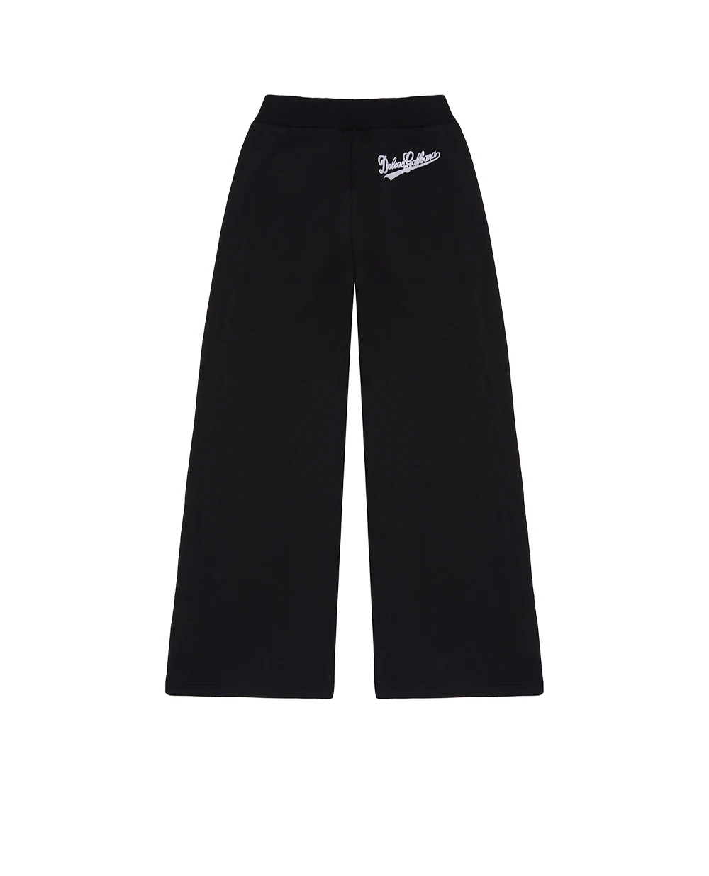Детские спортивные флисовые брюки (костюм) Dolce&Gabbana Kids L5JPI3-G7PWH-B, черный цвет • Купить в интернет-магазине Kameron