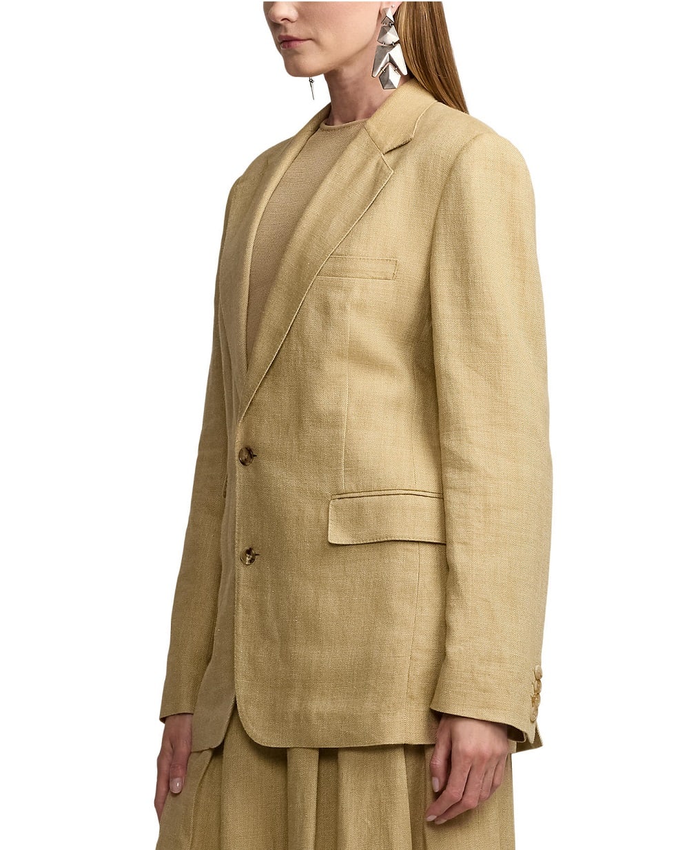 Жакет Ralph Lauren Collection 290967320001, бежевий колір • Купити в інтернет-магазині Kameron