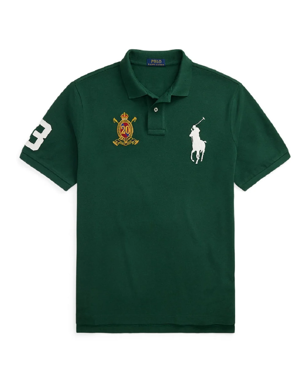 Поло Polo Ralph Lauren 710P00089001, зелений колір • Купити в інтернет-магазині Kameron