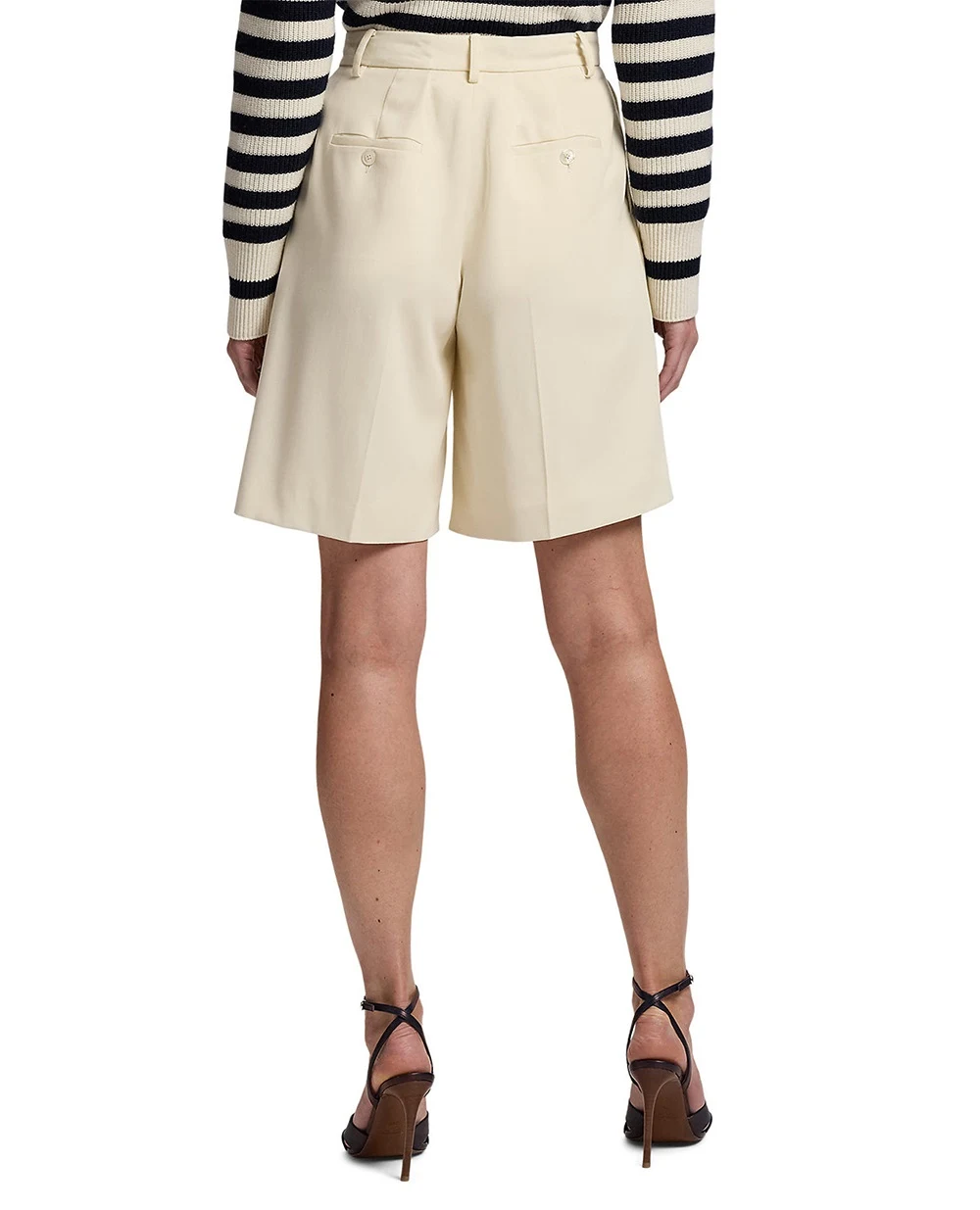 Шорти Minetta із вовни Ralph Lauren Collection 290P10232001, кремовий колір • Купити в інтернет-магазині Kameron