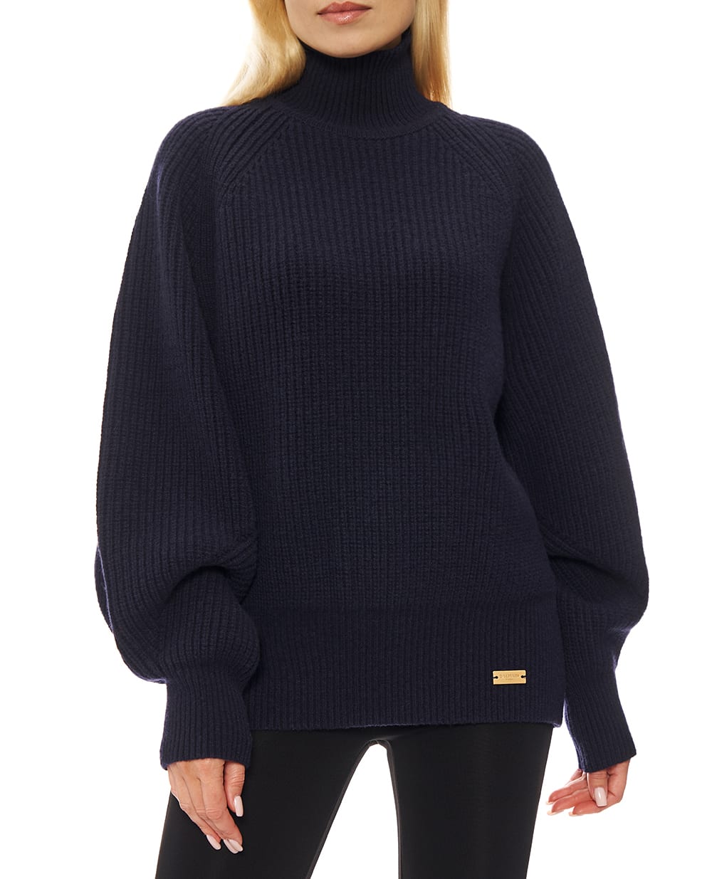 Светр з вовни Balmain FF0KG025KJ02, синій колір • Купити в інтернет-магазині Kameron