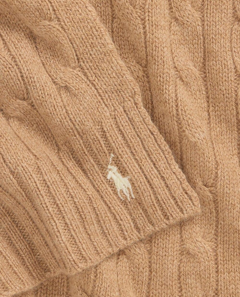Шарф із вовни та кашеміру Polo Ralph Lauren 455956296003, бежевий колір • Купити в інтернет-магазині Kameron