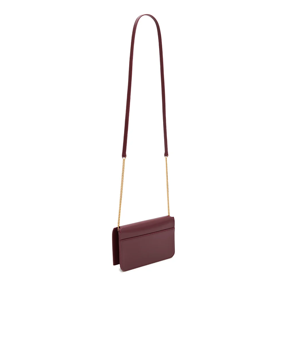 Шкіряна сумка Cassandre Saint Laurent 635095-0U40J, бордовий колір • Купити в інтернет-магазині Kameron