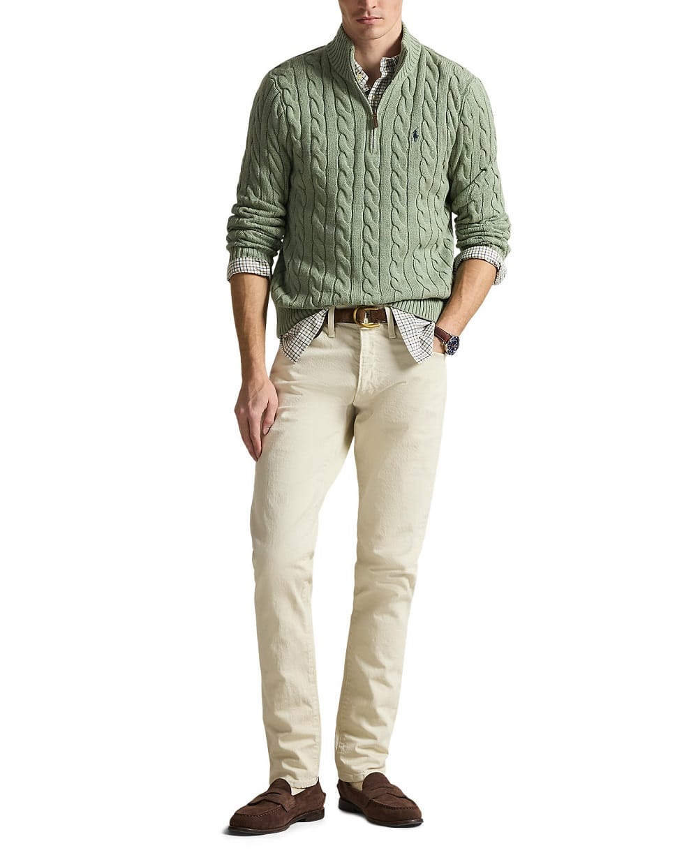 Свитер Polo Ralph Lauren 710810841509, зеленый цвет • Купить в интернет-магазине Kameron