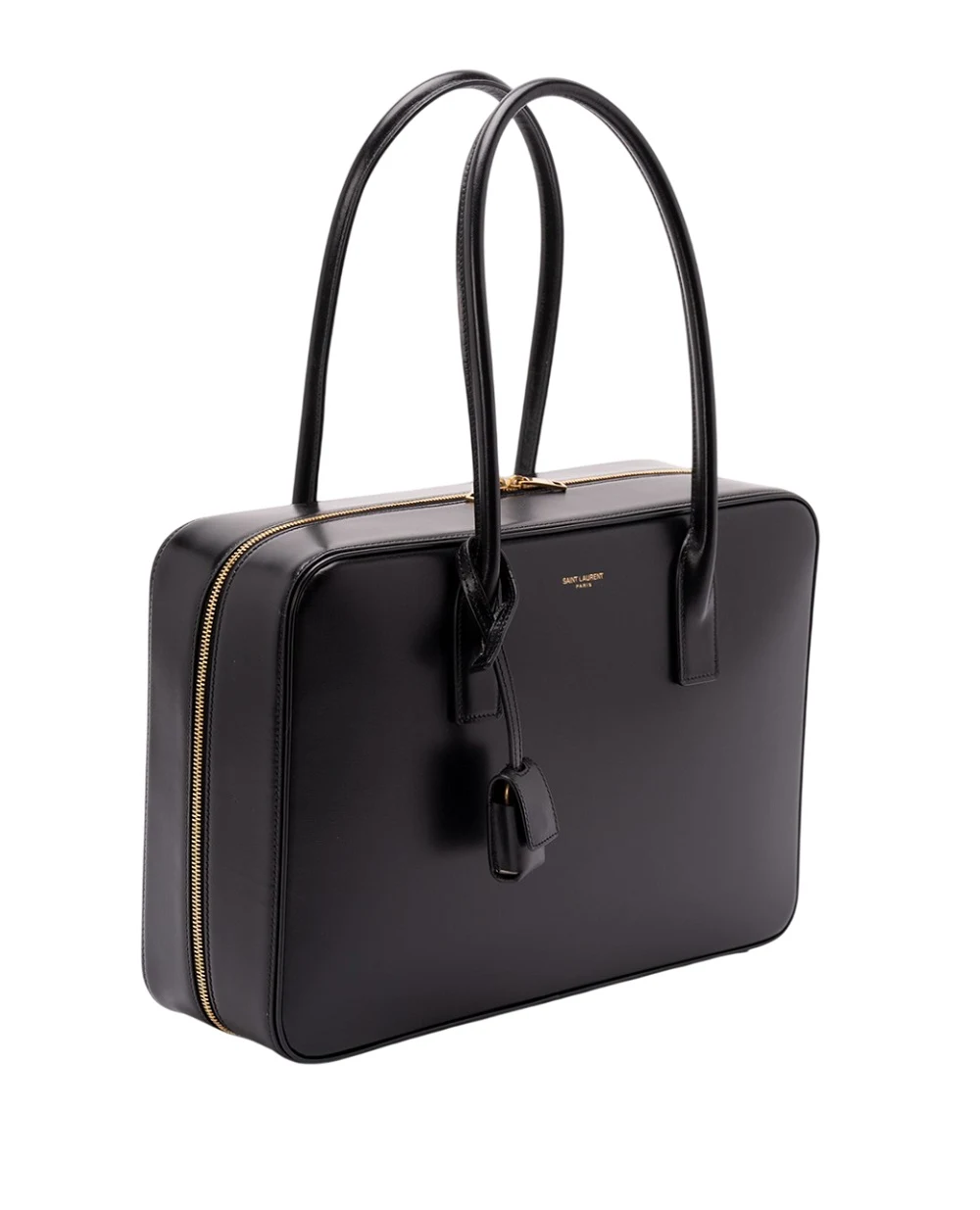 Сумка Sac De Jour Bauletto зі шкіри Saint Laurent 832383-0SX0W, чорний колір • Купити в інтернет-магазині Kameron