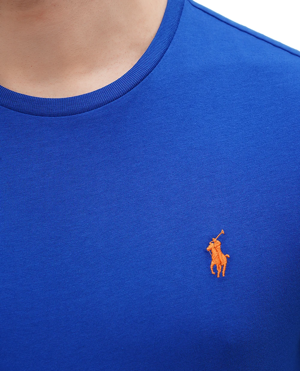Футболка Polo Ralph Lauren 710671438396, синий цвет • Купить в интернет-магазине Kameron