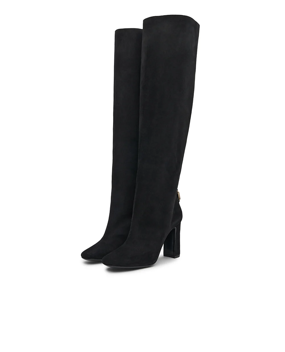 Чоботи із замші Dolce&Gabbana CU1218-A1275, чорний колір • Купити в інтернет-магазині Kameron