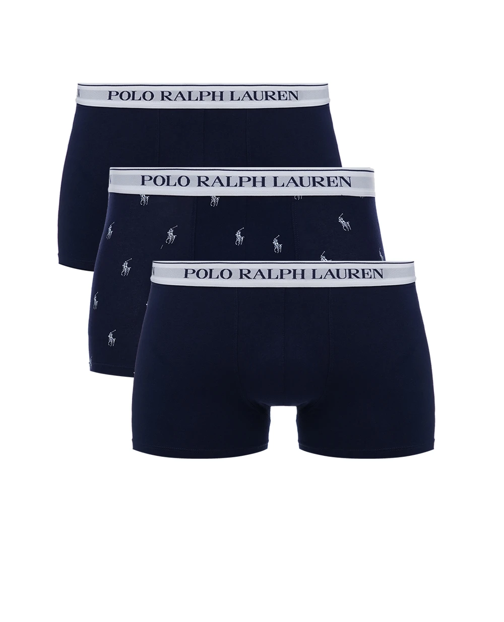 Боксеры ( 3шт. ) Polo Ralph Lauren 714830299058, темно-синий цвет • Купить в интернет-магазине Kameron