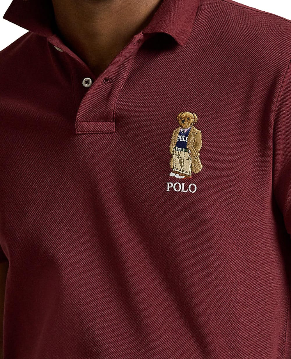 Поло Polo Bear Polo Ralph Lauren 710973159001, бордовий колір • Купити в інтернет-магазині Kameron