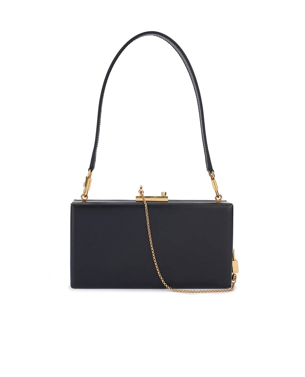 Шкіряна сумка Eva Dolce&Gabbana BB7703-A3G19, чорний колір • Купити в інтернет-магазині Kameron