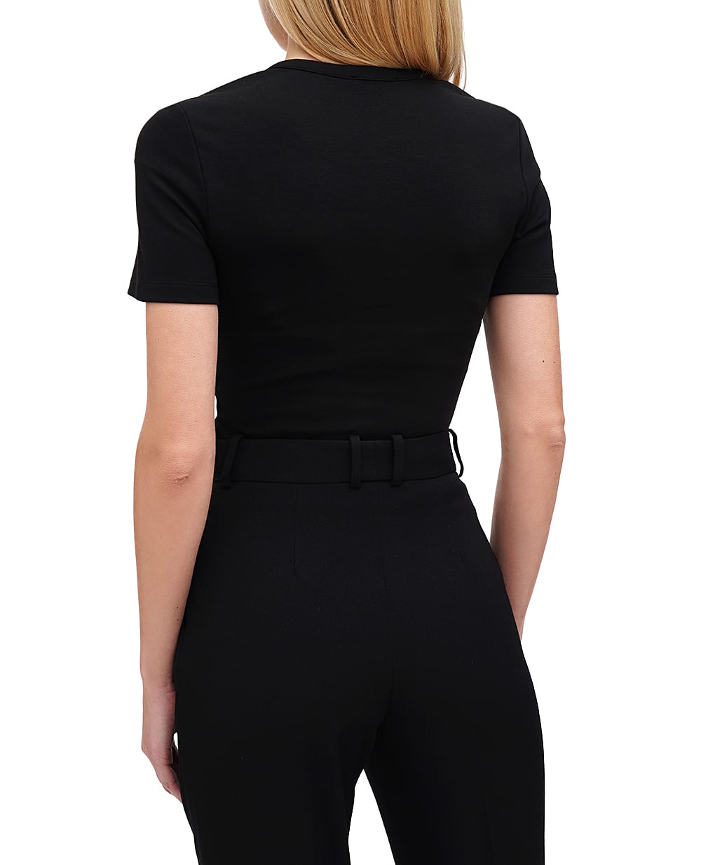 Футболка Balmain EF1EF101BC49, чорний колір • Купити в інтернет-магазині Kameron