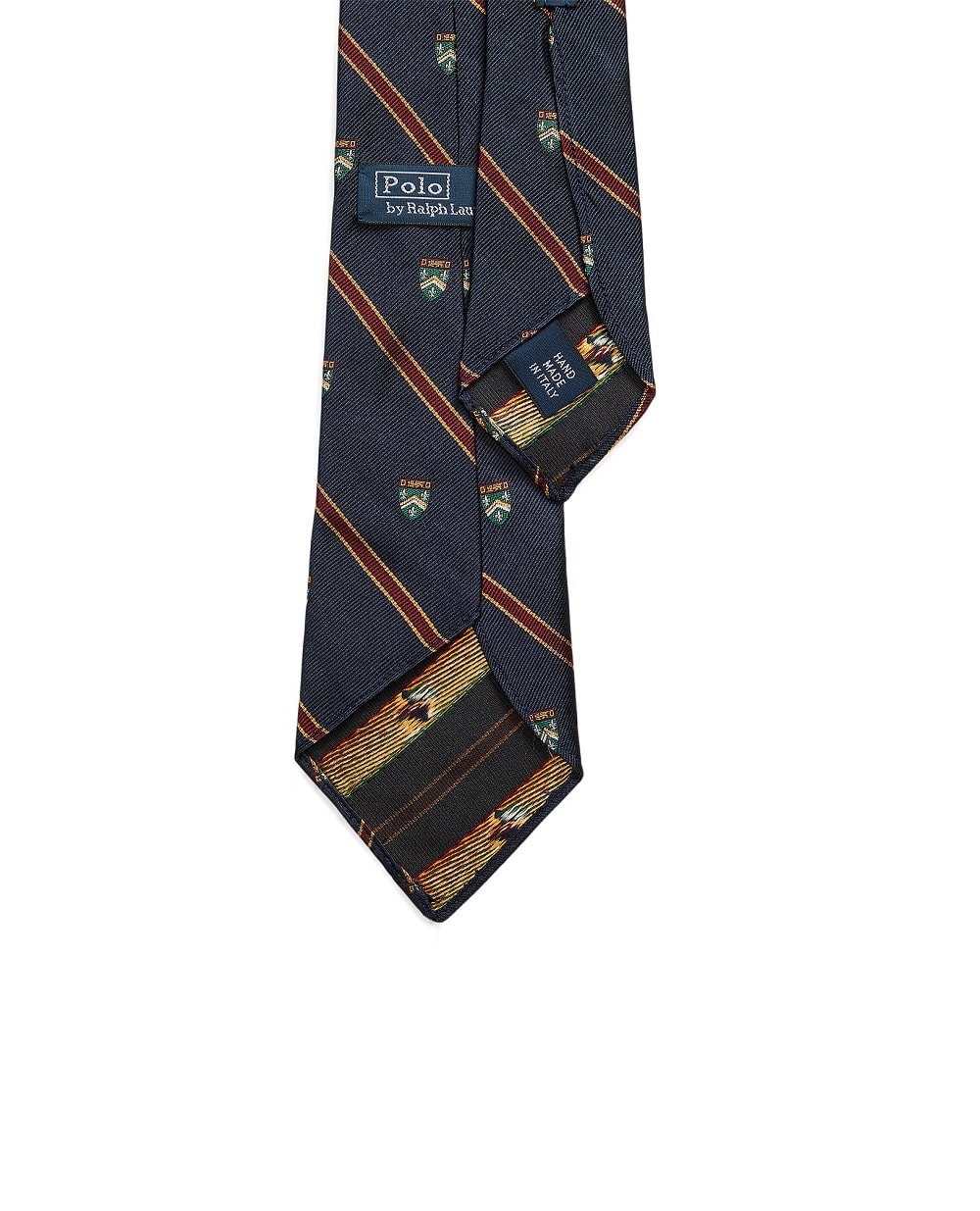 Шелковый галстук Polo Ralph Lauren 712971857001, темно-синий цвет • Купить в интернет-магазине Kameron