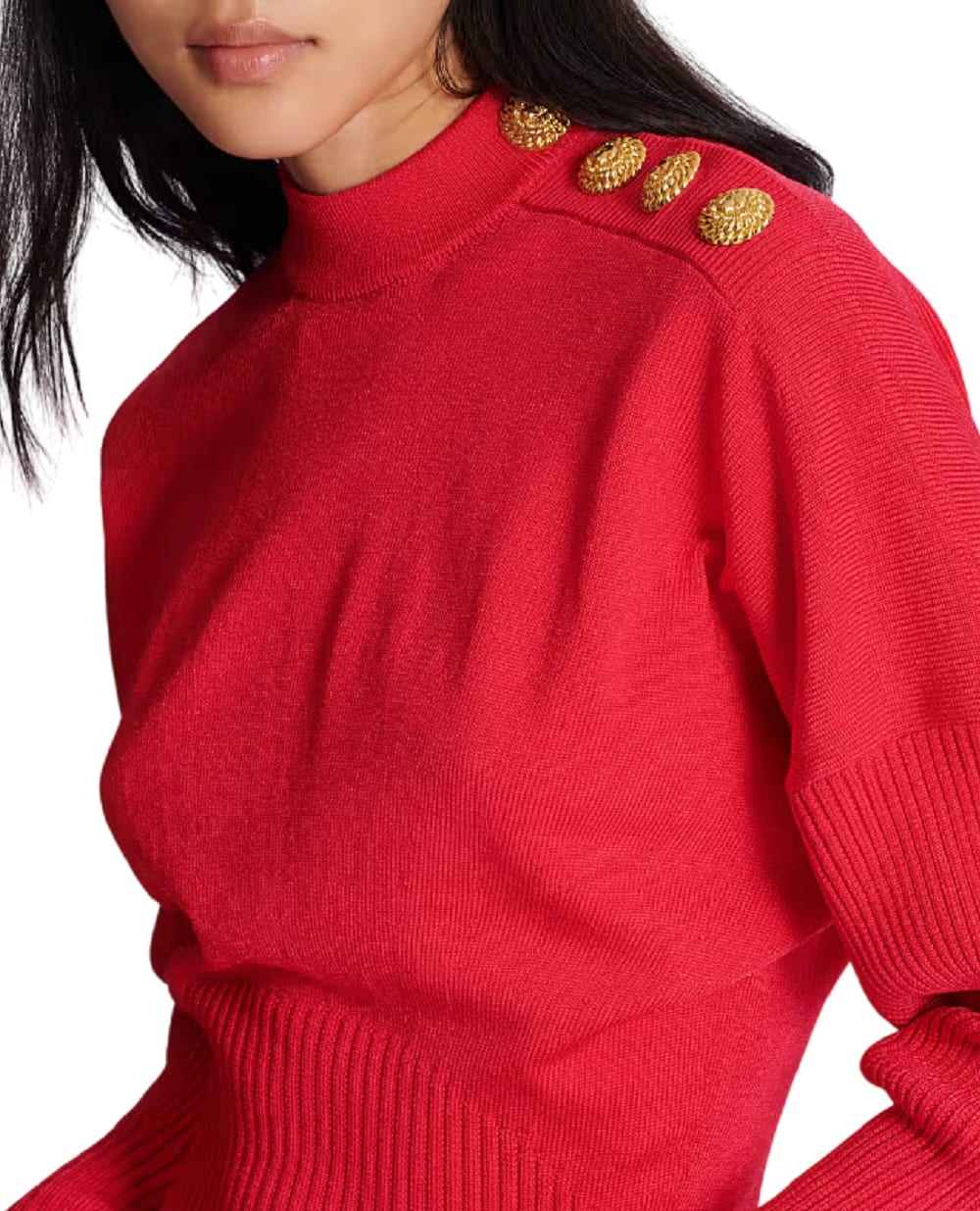 Сукня міні Balmain GF1R9417KJ44, червоний колір • Купити в інтернет-магазині Kameron