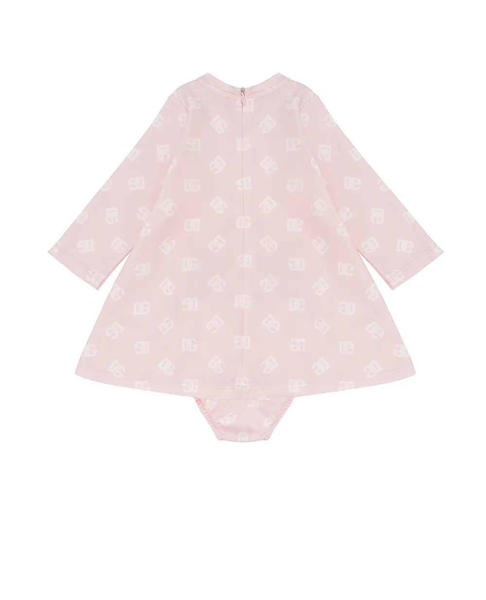 Детское платье Dolce&Gabbana Kids L2JD7T-HS7KM, розовый цвет • Купить в интернет-магазине Kameron