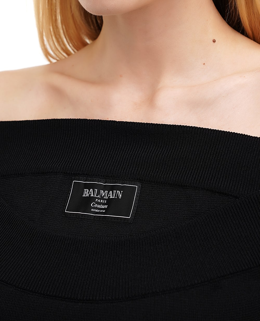 Топ Balmain EF1AA375KH82, чорний колір • Купити в інтернет-магазині Kameron