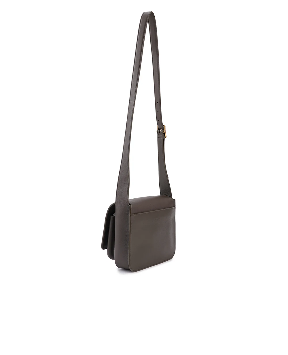 Кожаная сумка Niki Saint Laurent 718556-AAD39, хаки цвет • Купить в интернет-магазине Kameron