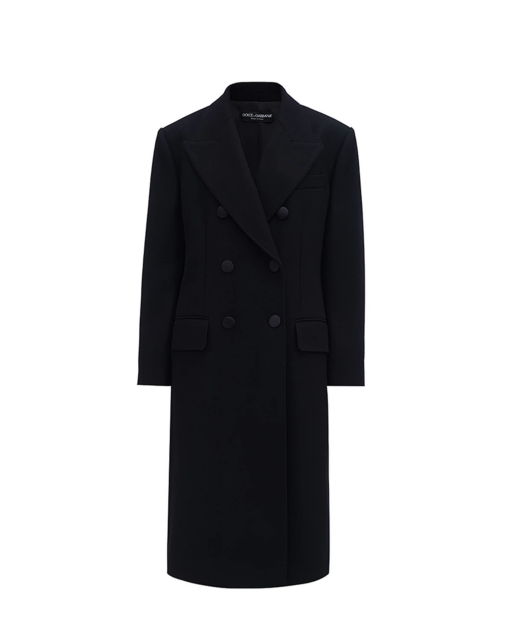 Пальто Dolce&Gabbana F0F1MT-HUMN1, чорний колір • Купити в інтернет-магазині Kameron