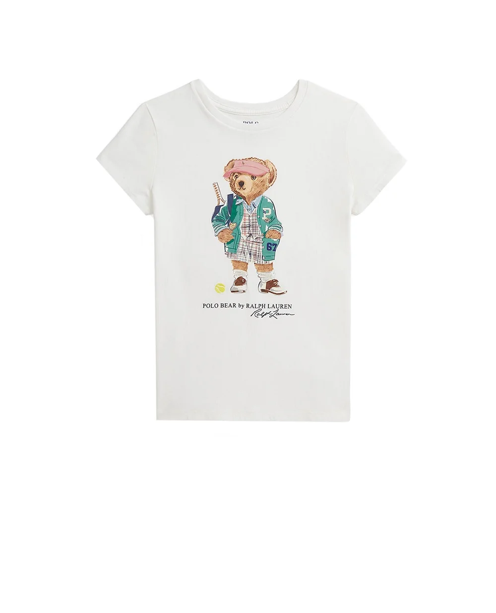 Дитяча футболка Polo Bear Polo Ralph Lauren Kids 312971122002, білий колір • Купити в інтернет-магазині Kameron