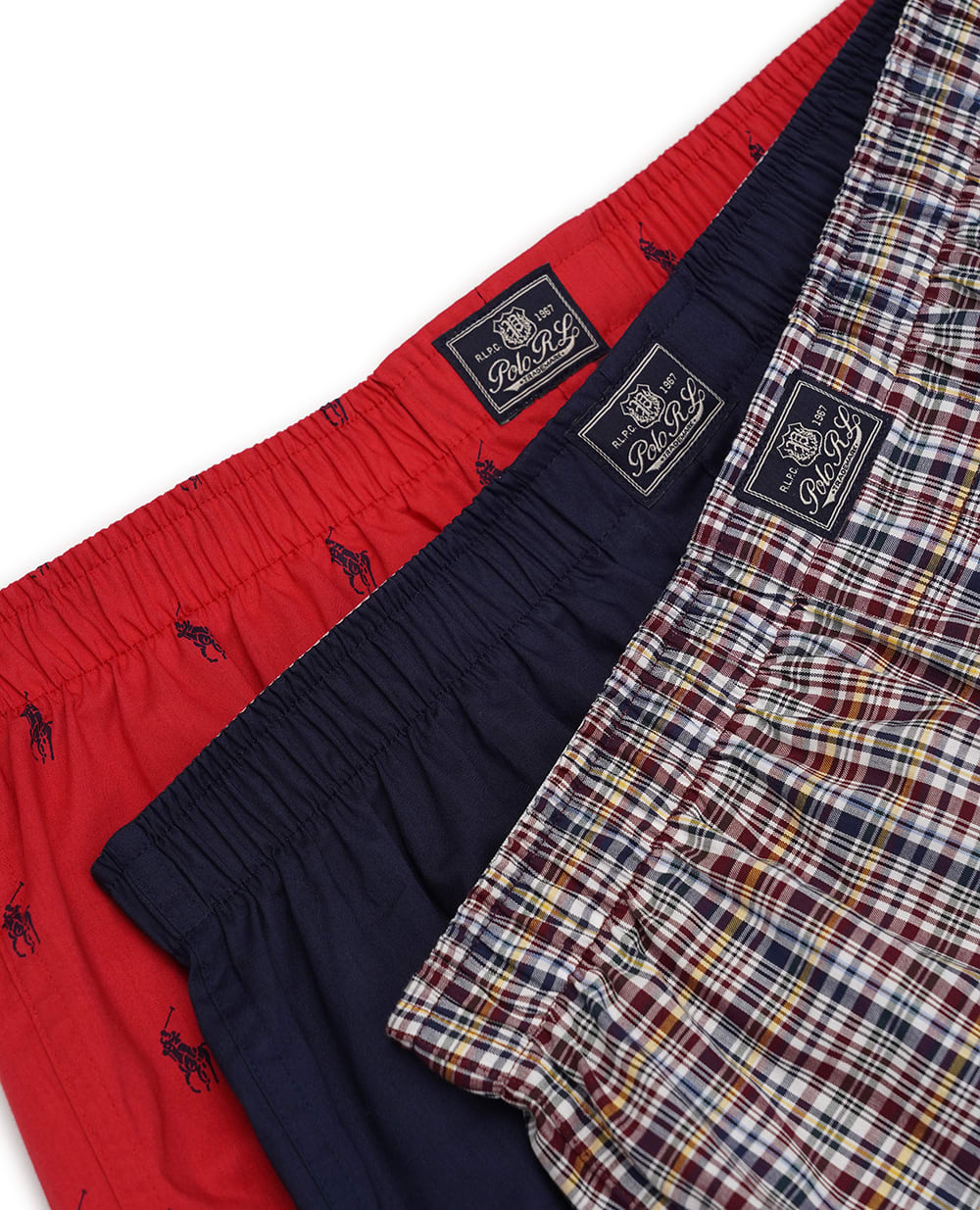 Боксеры ( 3шт. ) Polo Ralph Lauren 714830273042, разноцветный цвет • Купить в интернет-магазине Kameron