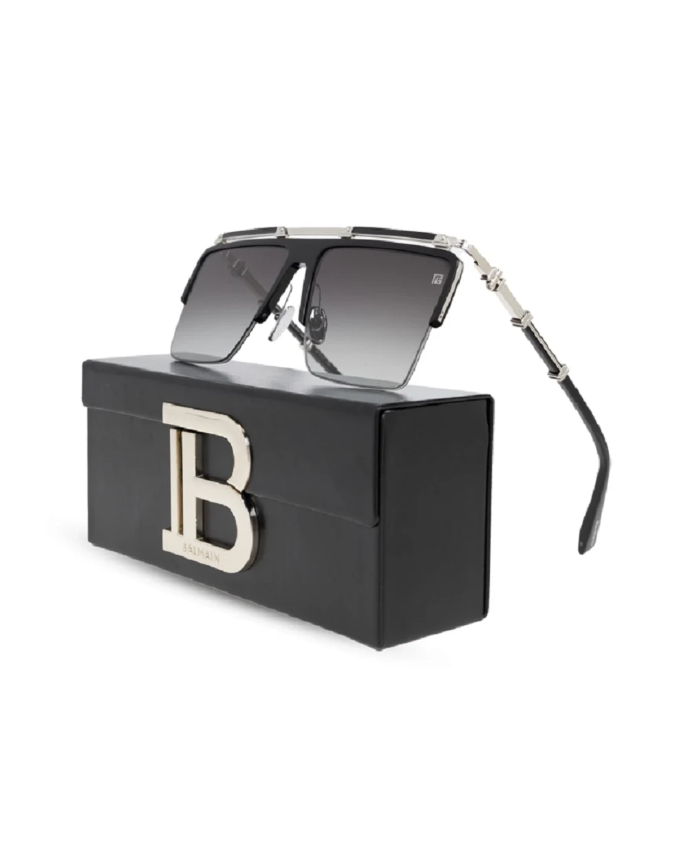 Солнцезащитные очки Triomphe Balmain BPS-168C-61, черный цвет • Купить в интернет-магазине Kameron