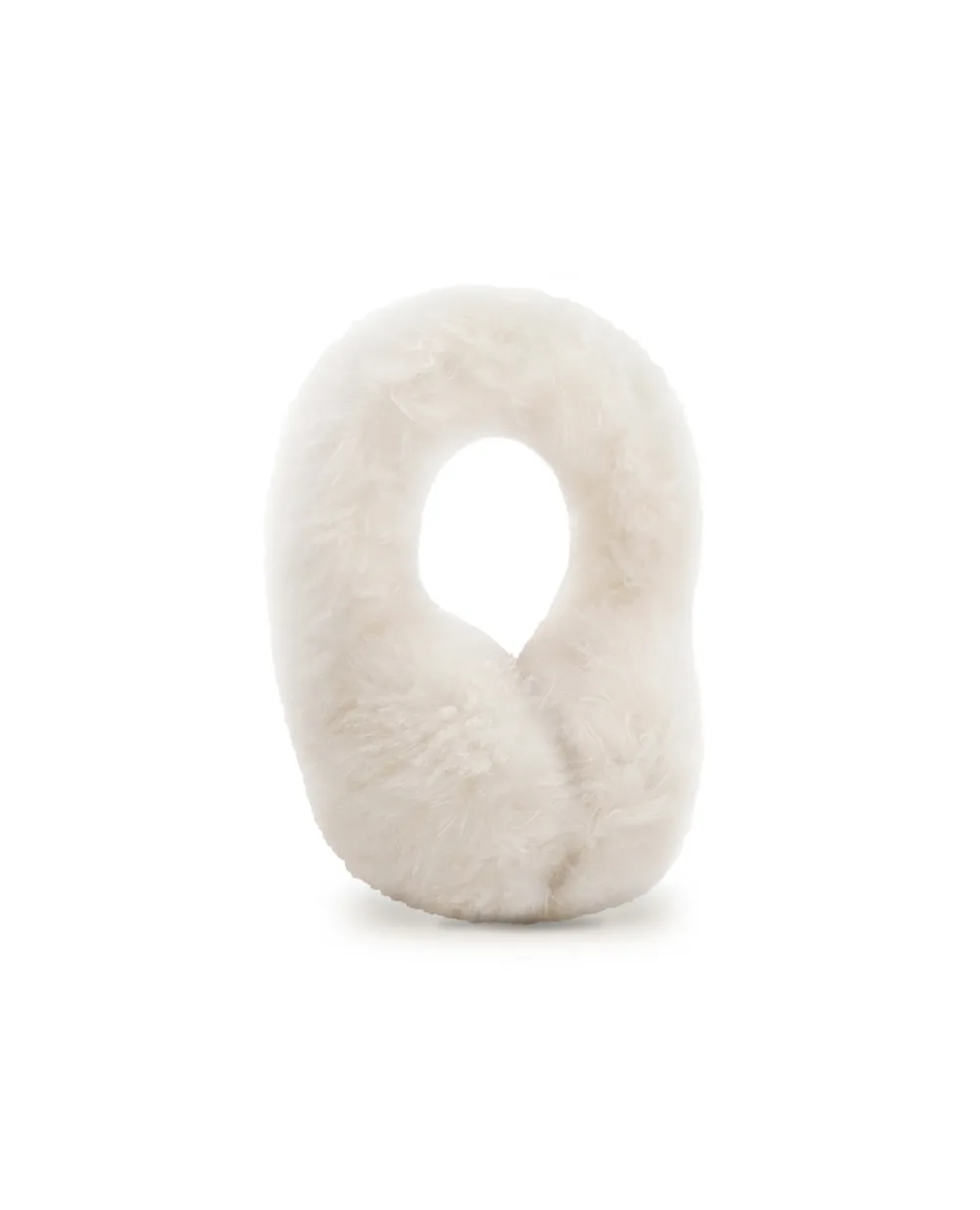 Наушники из овчины Yves Salomon 26WAA623XXMAAG, белый цвет • Купить в интернет-магазине Kameron