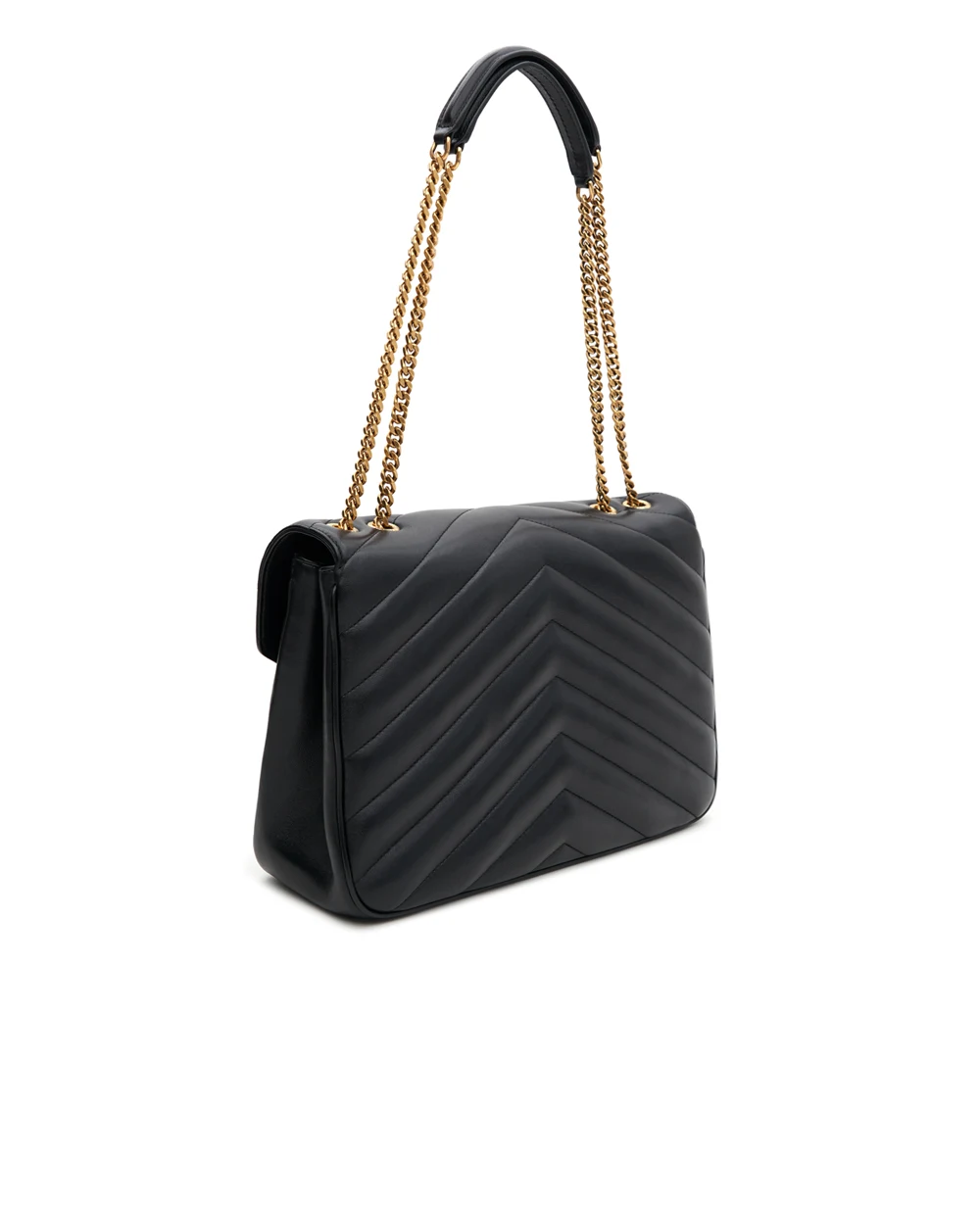 Сумка из кожи Loulou Large Saint Laurent 803541-AAEAX, черный цвет • Купить в интернет-магазине Kameron