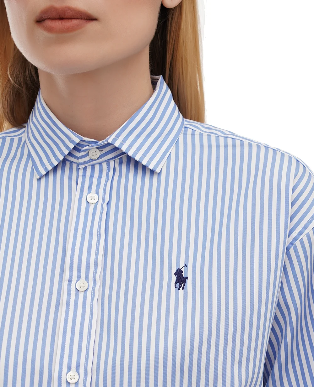 Рубашка Polo Ralph Lauren 211910743020, голубой цвет • Купить в интернет-магазине Kameron