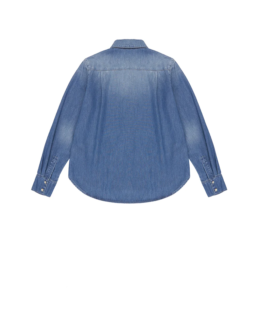 Дитяча джинсова сорочка Dolce&Gabbana Kids L56S66-LDD84-S, синій колір • Купити в інтернет-магазині Kameron