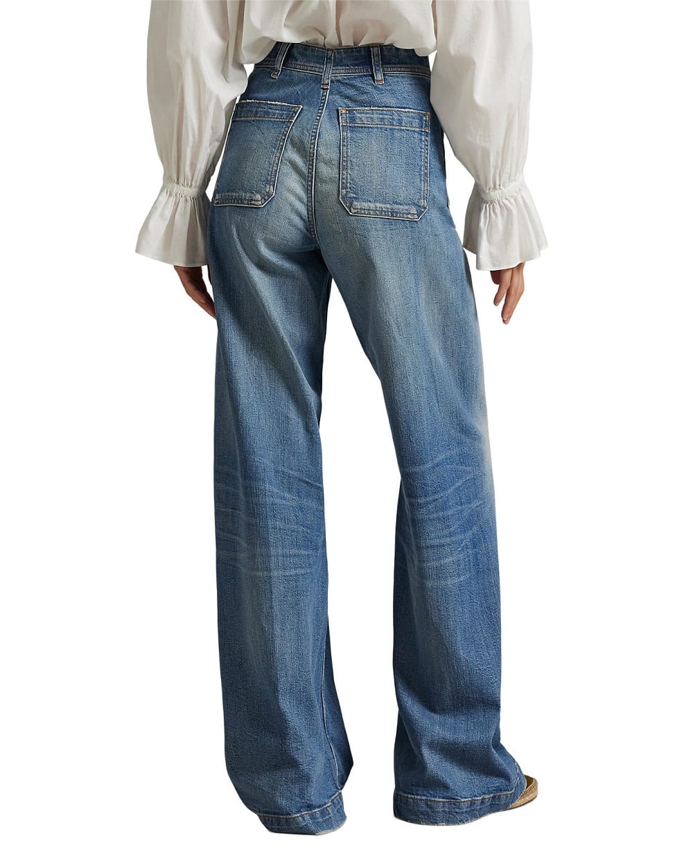 Джинси з високою посадкою Polo Ralph Lauren 211A96155001, синій колір • Купити в інтернет-магазині Kameron