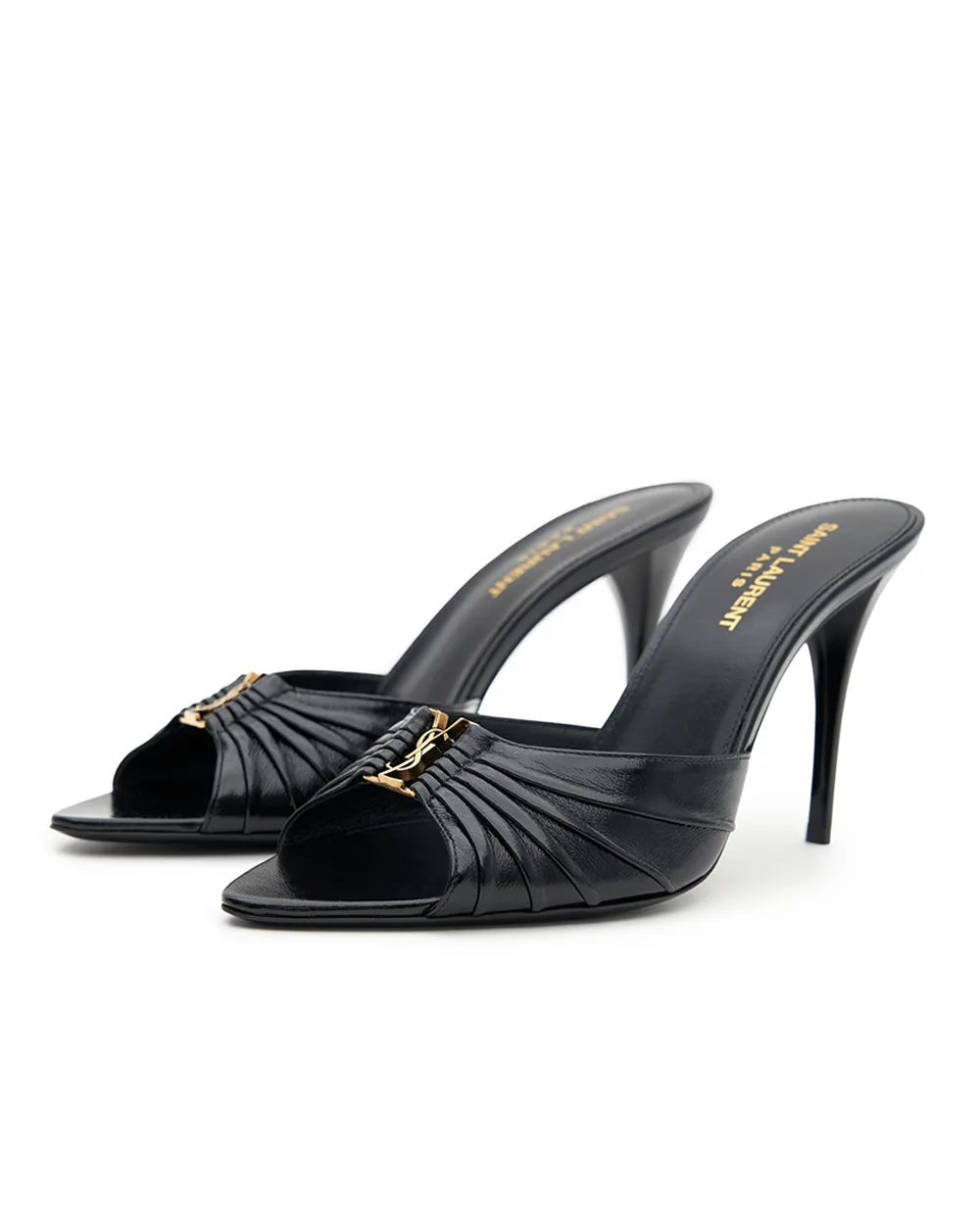 Мюли Вabylone из гладкой кожи Saint Laurent 799606-AAC4K, черный цвет • Купить в интернет-магазине Kameron