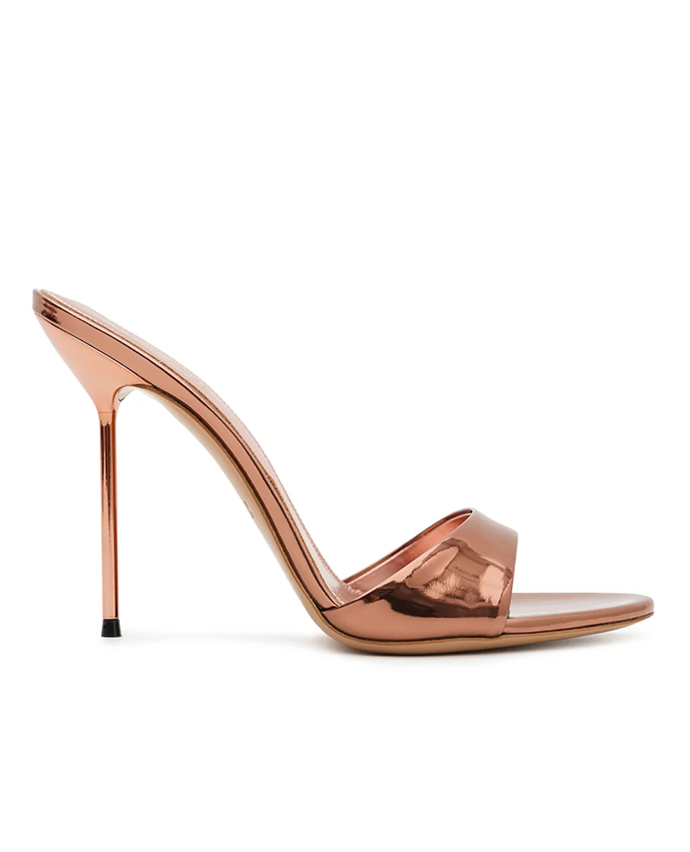 Мюлі Lidia зі шкіри із дзеркальним ефектом Paris Texas PX836-XNPMR, рожевий колір • Купити в інтернет-магазині Kameron