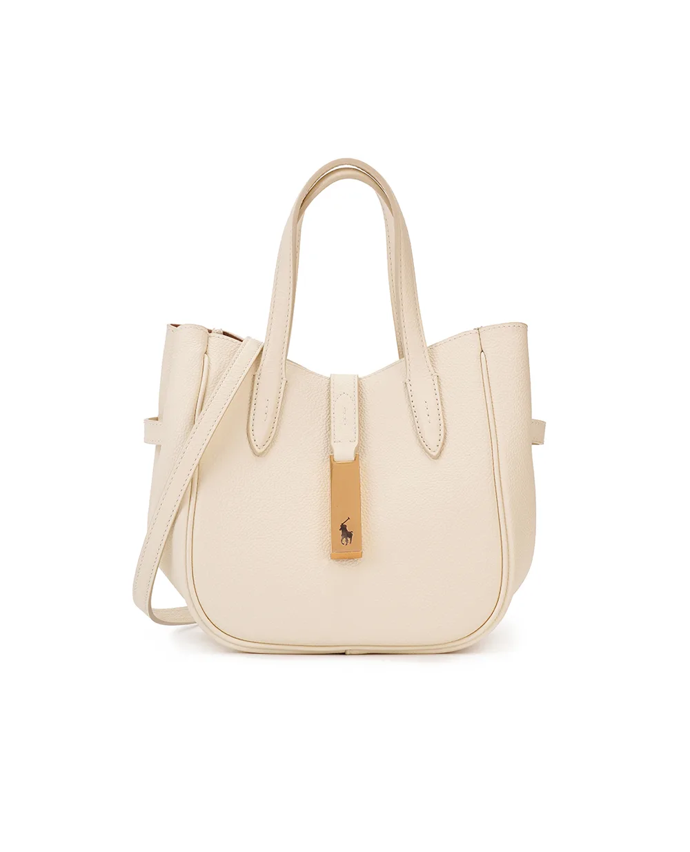 Шкіряна сумка Polo ID Small Polo Ralph Lauren 428942195005, молочний колір • Купити в інтернет-магазині Kameron