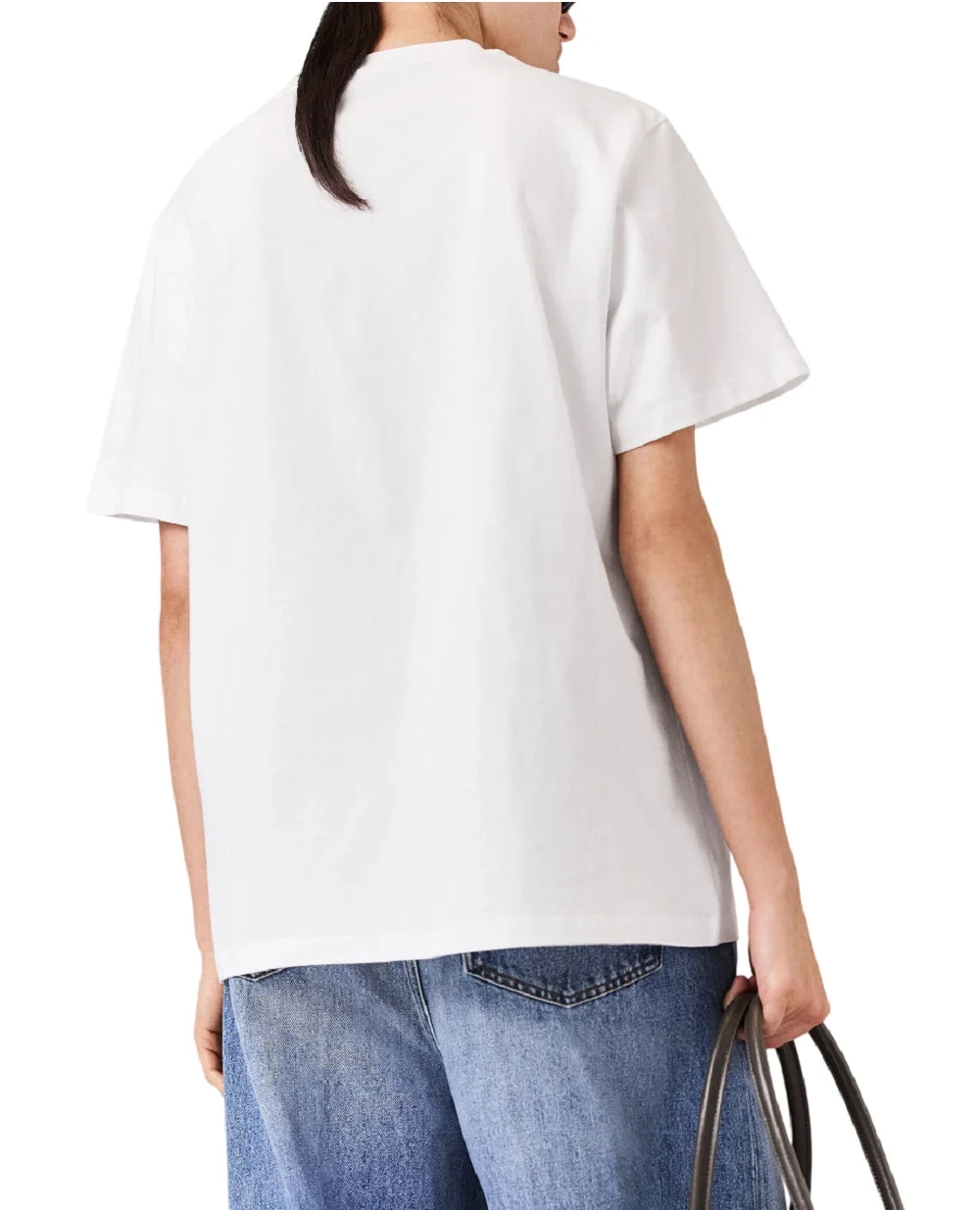 Футболка оверсайз с логотипом Stella McCartney 6J01583SPY48, белый цвет • Купить в интернет-магазине Kameron