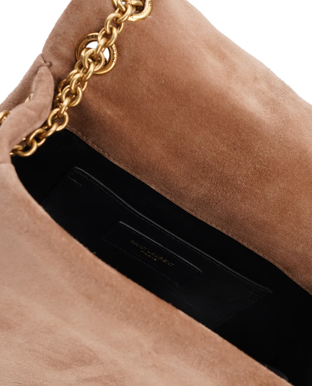 Кожаная сумка Jamie 4.3 Mini Saint Laurent 806025-1U807, светло-серый цвет • Купить в интернет-магазине Kameron