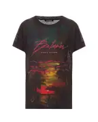 Balmain Льняная футболка - Артикул: RF11122I061