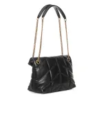 Saint Laurent Кожаная сумка Loulou Puffer Small - Артикул: 577476-1EL07-