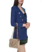 Saint Laurent Кожаная сумка Envelope Medium - Артикул: 600185-BOW91