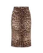 Dolce&Gabbana Шелковая юбка - Артикул: F4BMQT-FSADD