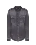 Balmain Джинсовая рубашка - Артикул: XH1HC030DB92