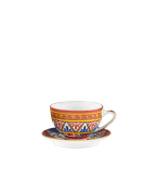 Dolce&Gabbana Чайная чашка с блюдцем из фарфора - Артикул: TC0102-TCA24