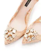 Dolce&Gabbana Кружевные лодочки Rainbow Lace - Артикул: CD0101-AL198