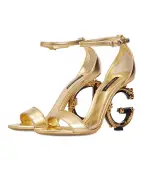 Dolce&Gabbana Кожаные босоножки Baroque DG - Артикул: CR0739-A1016
