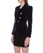 Balmain Бархатный жакет - Артикул: SF17180155C