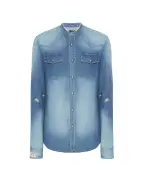 Balmain Джинсовая рубашка - Артикул: UH12326Z062