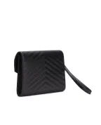 Saint Laurent Кожаный клатч Cassandre - Артикул: 617662-BOW01