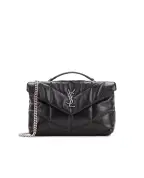 Saint Laurent Кожаная сумка Loulou Puffer Toy - Артикул: 759337-1EL00