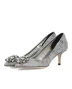 Dolce&Gabbana Кружевные лодочки Rainbow Lace - Артикул: CD0066-AL198